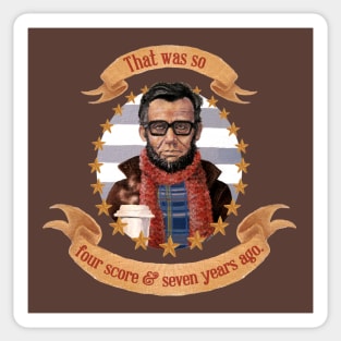 Hipster Lincoln Sticker